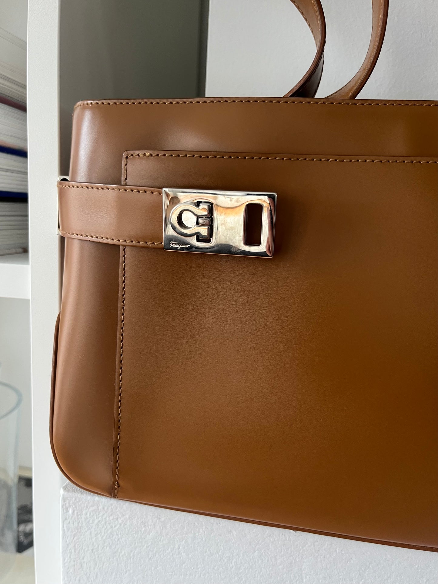 SALVATORE FERRAGAMO BAG WITH GANCINI BUCKLE