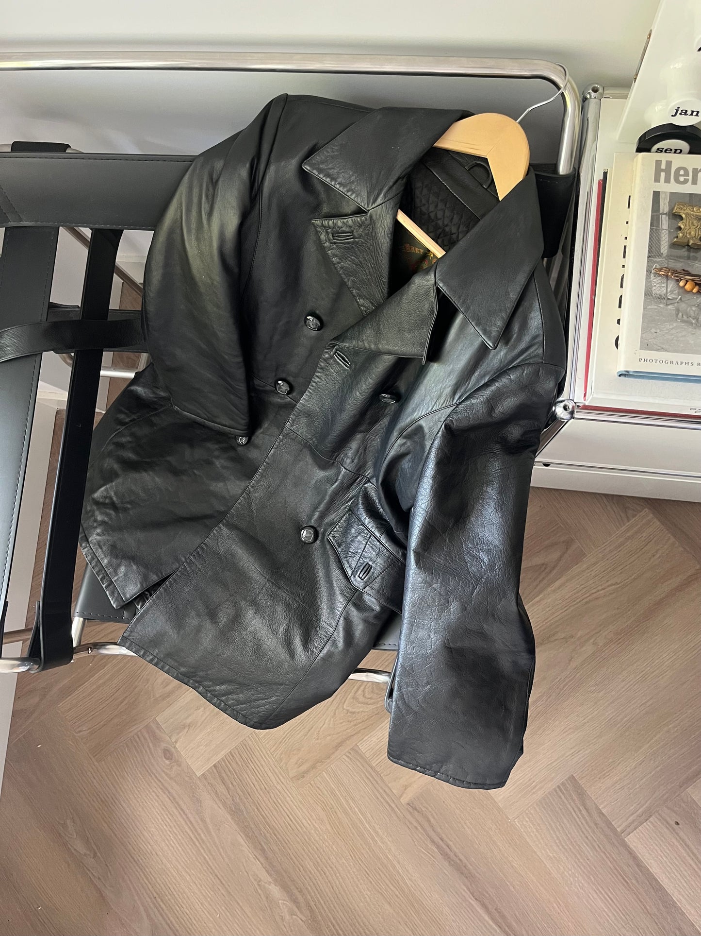 ITALIAN LEATHER TRENCH COAT