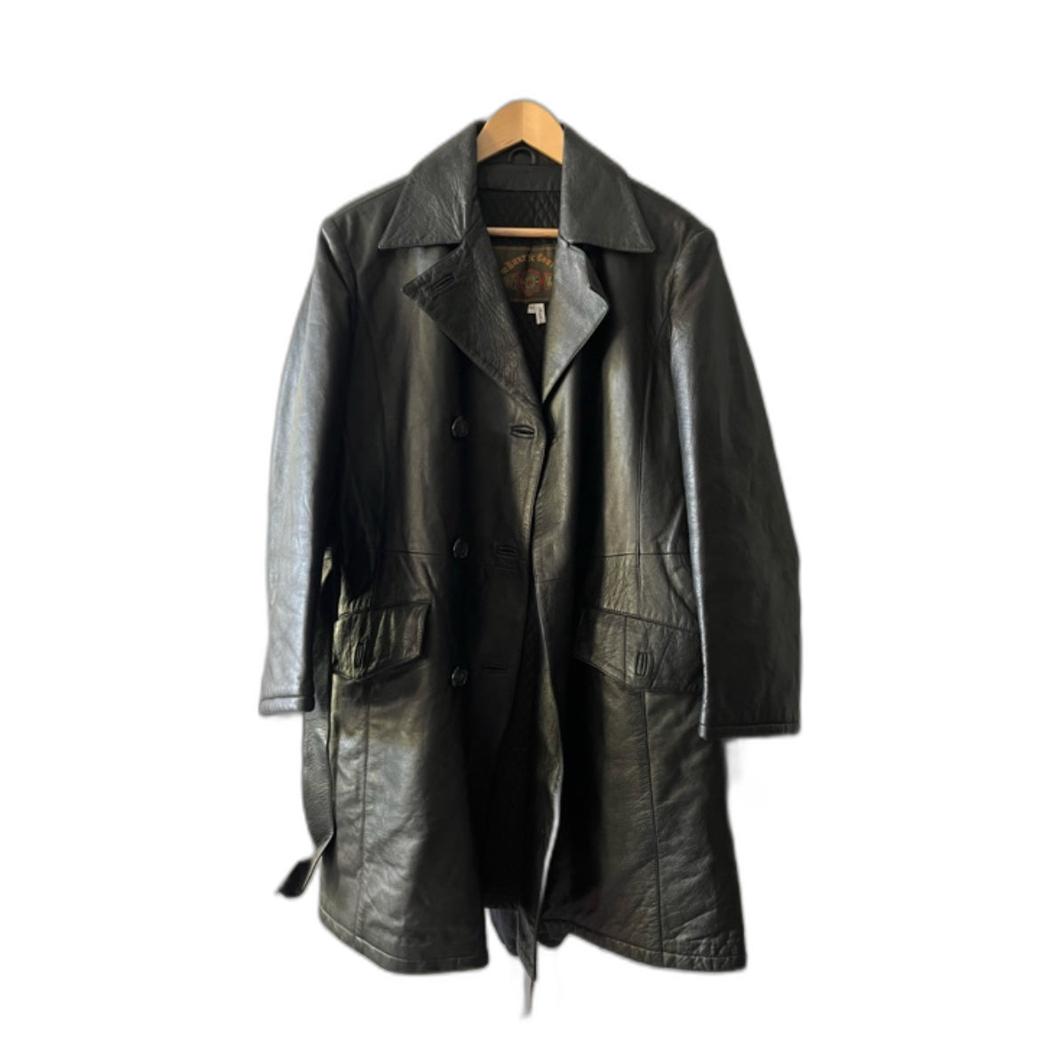 ITALIAN LEATHER TRENCH COAT