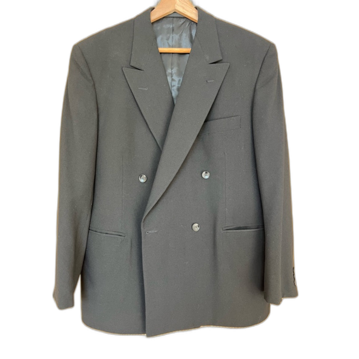 BLACK WOOL BLAZER