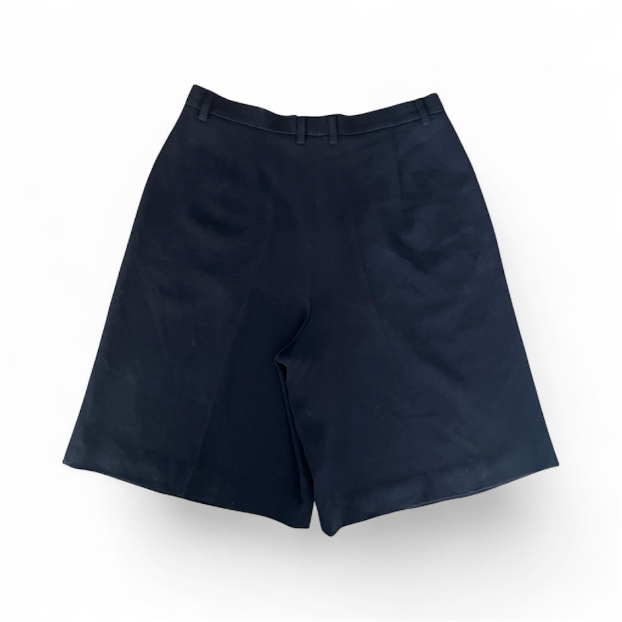 LAURÈL NAVY WOOL SHORTS