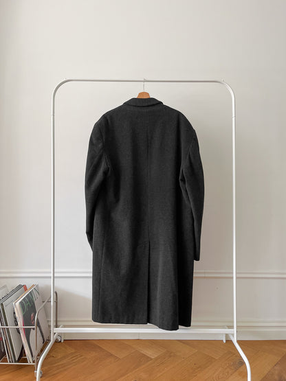 ANTHRACITE CASHMERE COAT