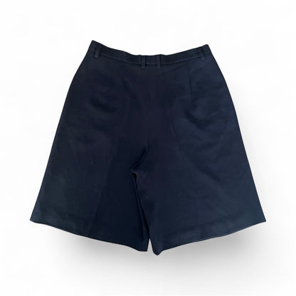 LAURÈL NAVY WOOL SHORTS